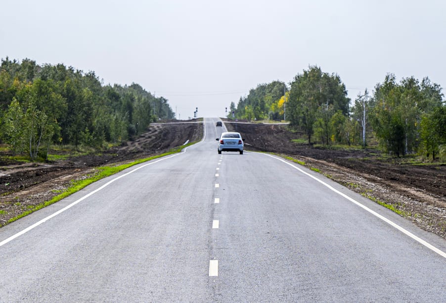 Самарская область: в Красноармейском районе обновили единственную дорогу к поселкам Бутковский и Софинский