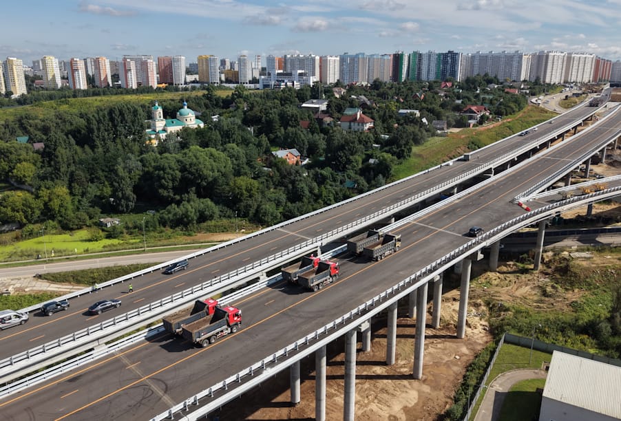 В Московской области построили еще 9,3 км Южно-Лыткаринской автодороги